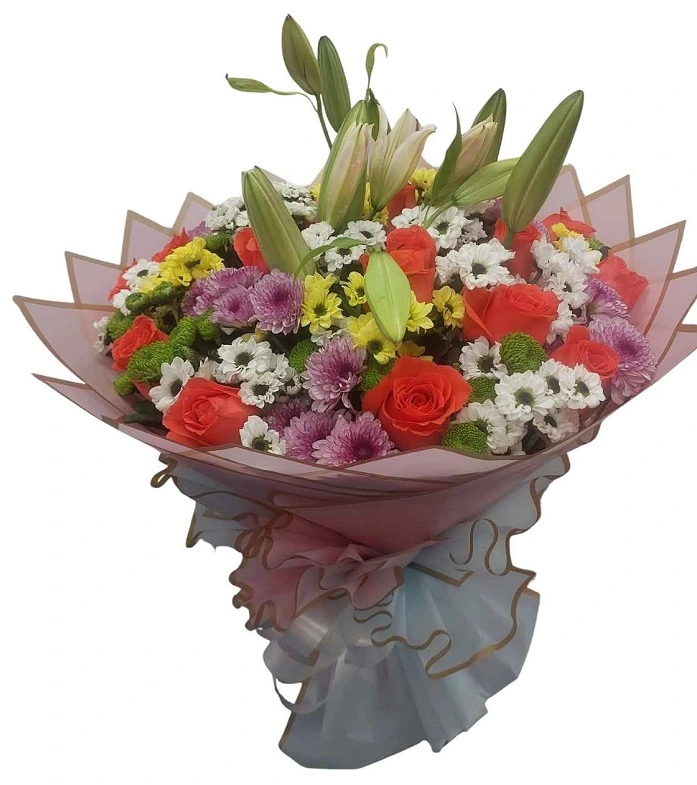 Premium Mix Flowers Hand Bouquet
