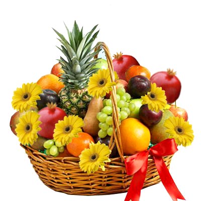 Large Fruit & Flower Basket