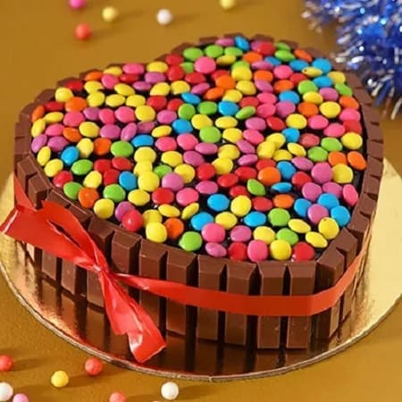 TEST 1 Kg Hearty KitKat Gems Cake