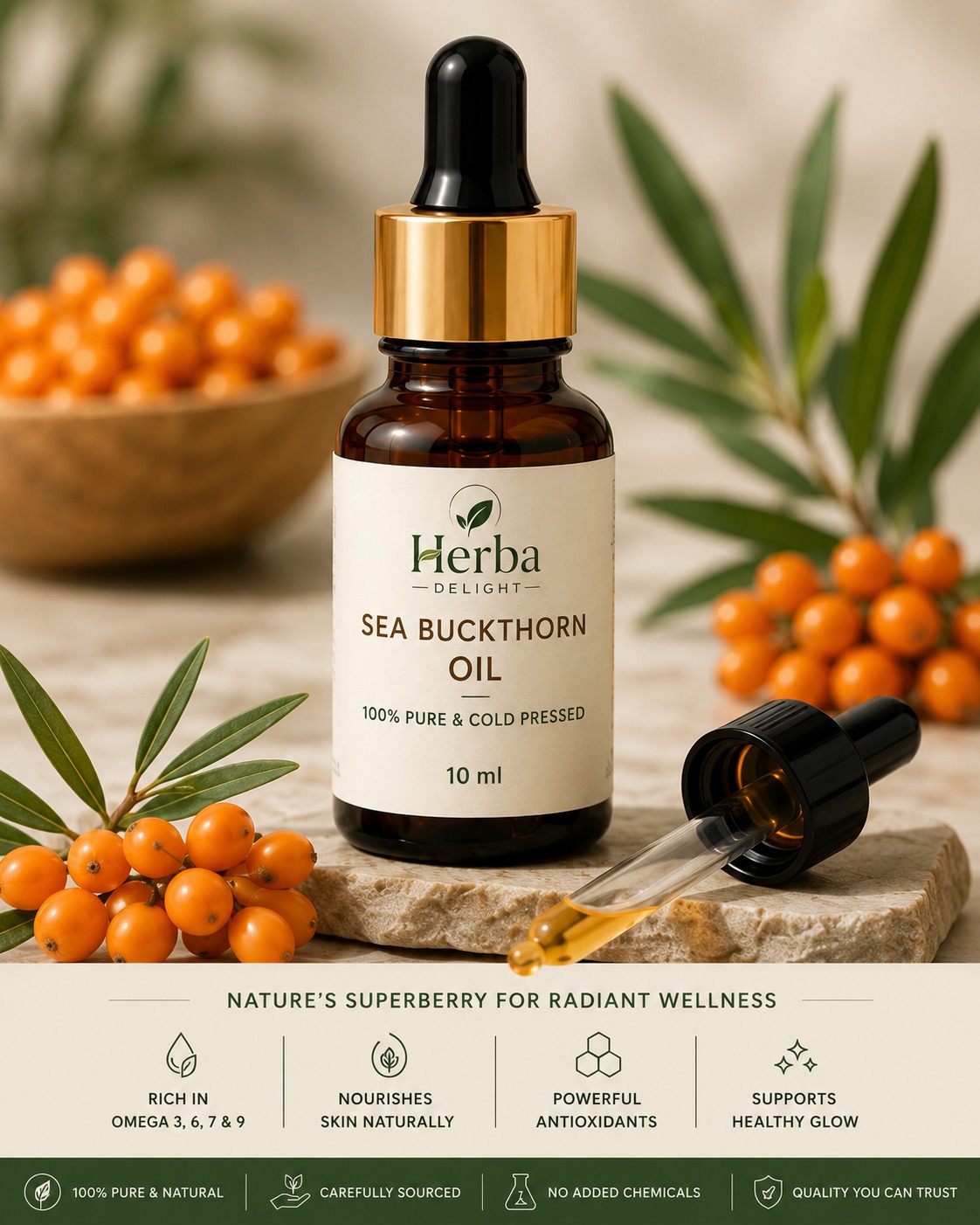 HERBA DELIGHT SEABUCKTHORN OIL